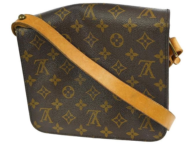 Borsa Cartouchiere Monogram Canvas MM Louis Vuitton Marrone - vista 2