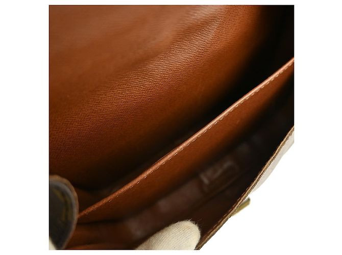 Borsa Cartouchiere Monogram Canvas MM Louis Vuitton Marrone - vista 3