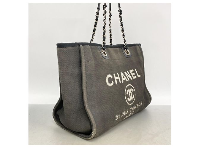 Chanel Deauville Kettentasche Braun Schwarz - Ansicht 2