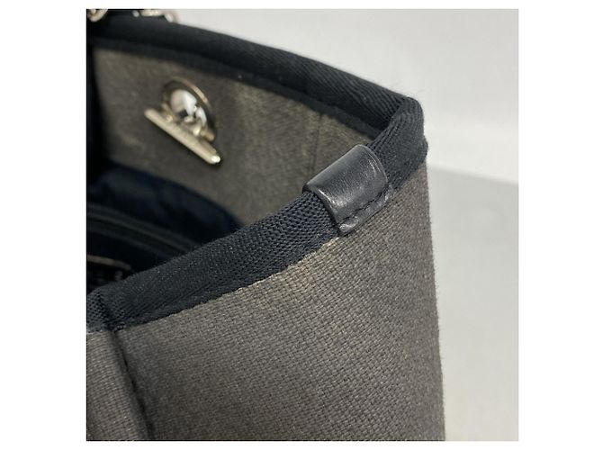 Chanel Deauville Kettentasche Braun Schwarz - Ansicht 7