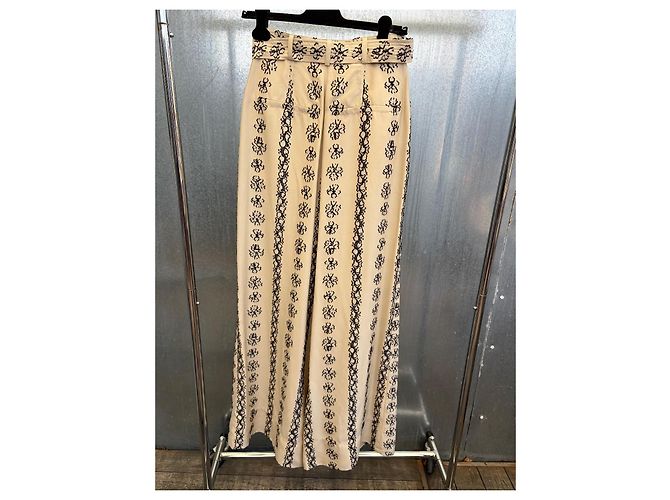 Ulla Johnson Lydia Seidenhose Creme - Ansicht 5