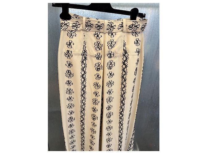 Ulla Johnson Lydia Seidenhose Creme - Ansicht 6