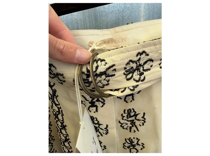 Ulla Johnson Lydia Seidenhose Creme - Ansicht 9