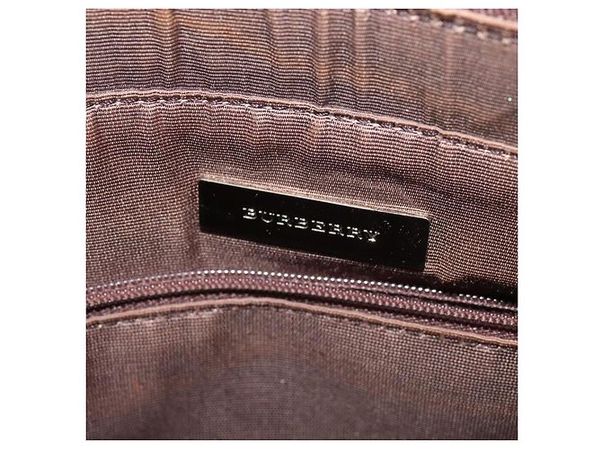 Burberry Nova Check Tote aus Canvas und Leder Beige - Ansicht 6