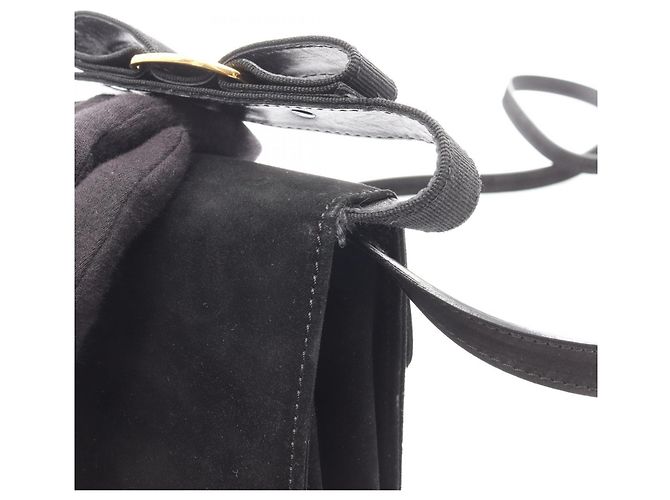 Borsa 2 in 1 Vara Ribbon di Salvatore Ferragamo Nero - vista 13