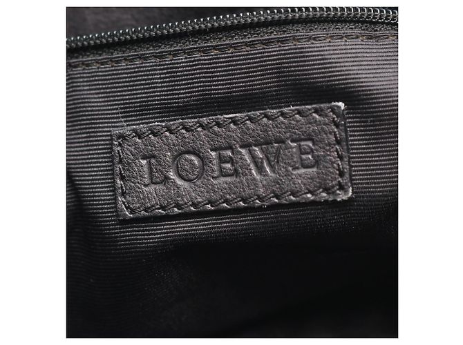 Borsa a Spalla Anagram Loewe Nero - vista 4