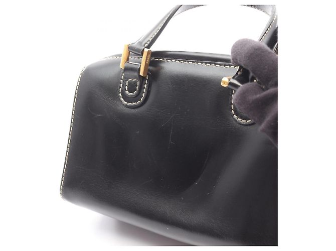 Borsa in pelle nera Fendi Nero - vista 11