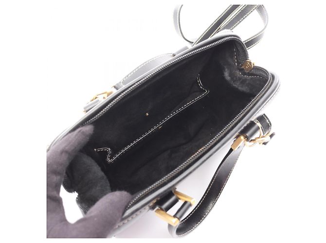 Borsa in pelle nera Fendi Nero - vista 3