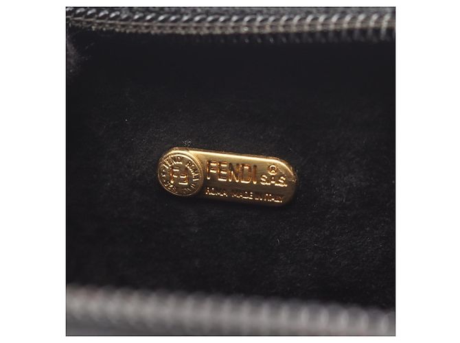 Borsa in pelle nera Fendi Nero - vista 4