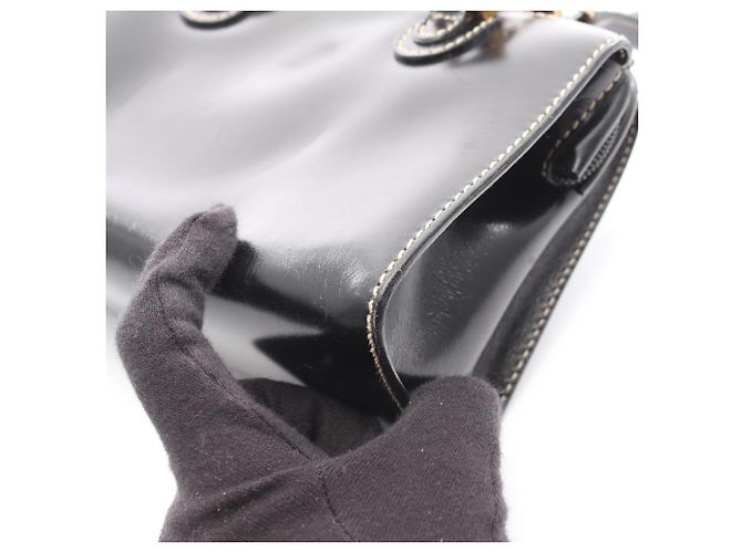 Borsa in pelle nera Fendi Nero - vista 8