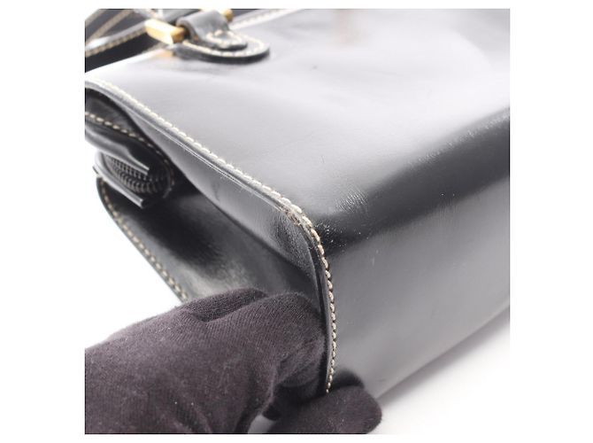 Borsa in pelle nera Fendi Nero - vista 9