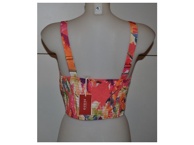 Guess Crop Top mehrfarbig Synthetik M Mehrfarben - Ansicht 3