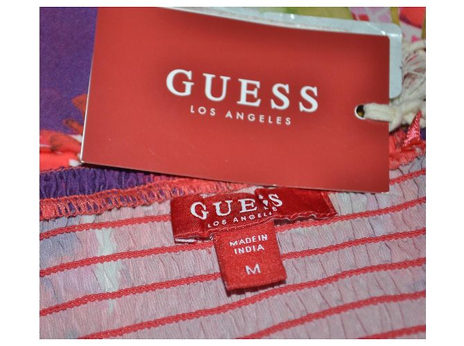 Guess Crop Top mehrfarbig Synthetik M Mehrfarben - Ansicht 4