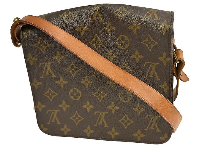 Borsa Cartouchiere Monogram Canvas MM Louis Vuitton Marrone - vista 2