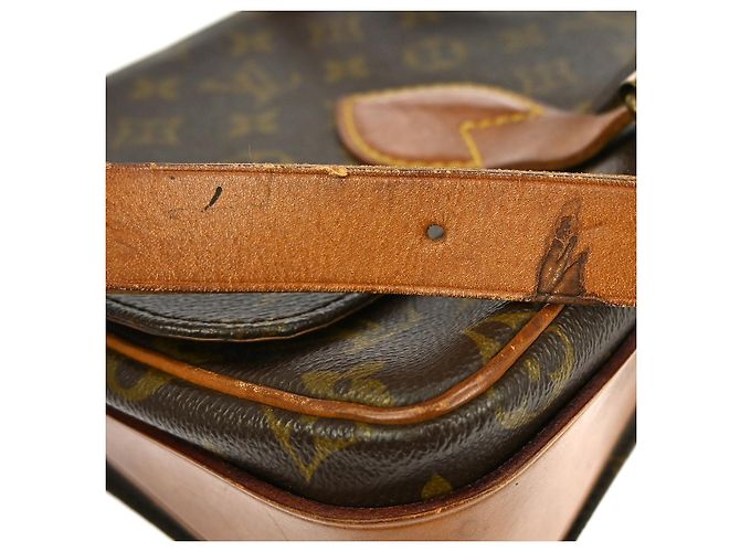Borsa Cartouchiere Monogram Canvas MM Louis Vuitton Marrone - vista 6