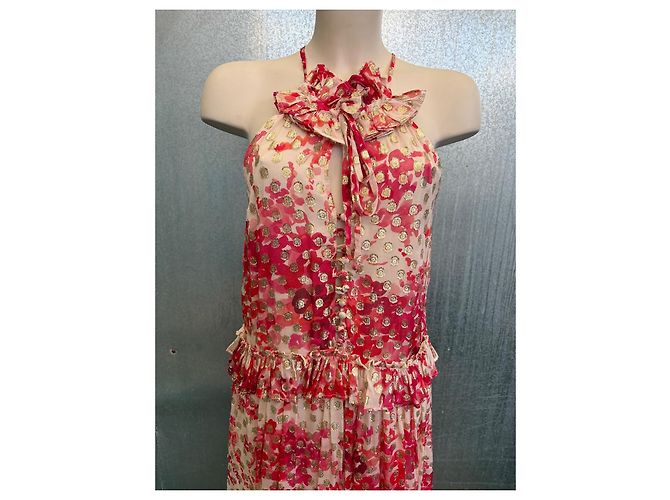 Autre Marque Eva Kleid Salbei und Efeu Viscose - Ansicht 10