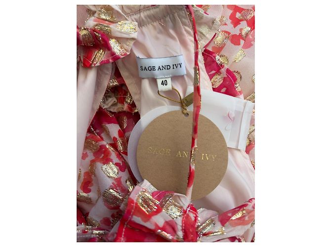 Autre Marque Eva Kleid Salbei und Efeu Viscose - Ansicht 11