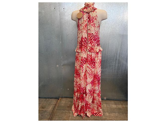 Autre Marque Eva Kleid Salbei und Efeu Viscose - Ansicht 4
