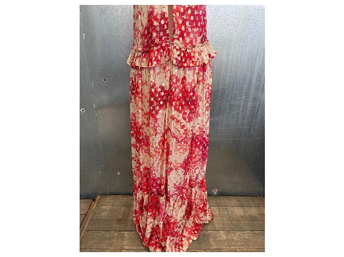 Autre Marque Eva Kleid Salbei und Efeu Viscose - Ansicht 5