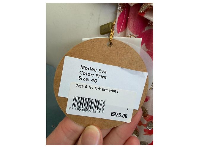 Autre Marque Eva Kleid Salbei und Efeu Viscose - Ansicht 6