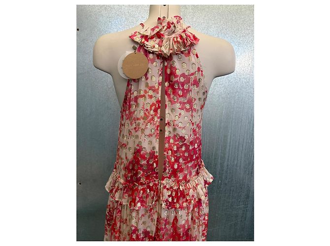 Autre Marque Eva Kleid Salbei und Efeu Viscose - Ansicht 8