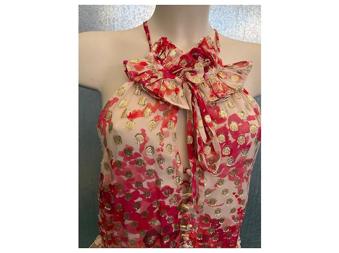 Autre Marque Eva Kleid Salbei und Efeu Viscose - Ansicht 9