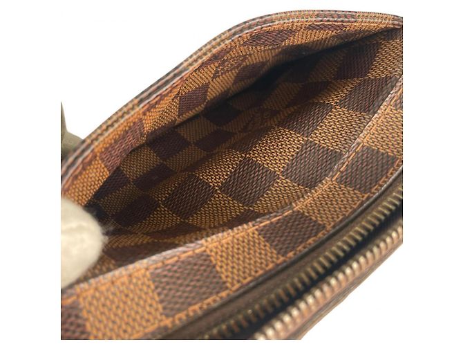 Borsa a tracolla in tela Damier marrone Louis Vuitton Damier ebene - vista 11
