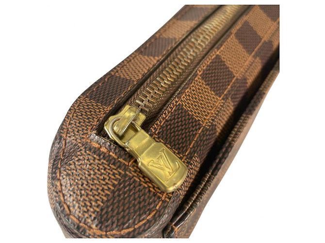 Borsa a tracolla in tela Damier marrone Louis Vuitton Damier ebene - vista 14
