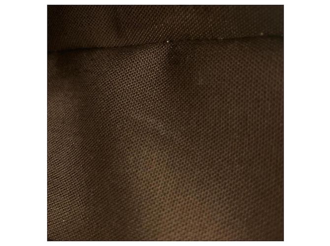 Borsa a tracolla in tela Damier marrone Louis Vuitton Damier ebene - vista 17