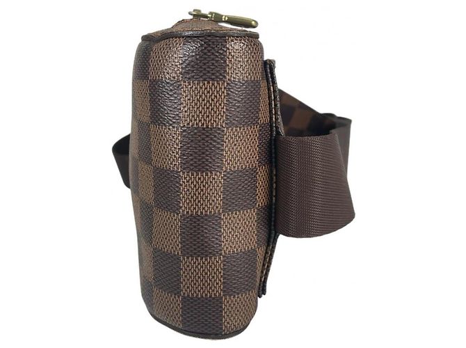 Borsa a tracolla in tela Damier marrone Louis Vuitton Damier ebene - vista 3