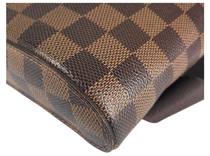 Borsa a tracolla in tela Damier marrone Louis Vuitton Damier ebene - vista 5