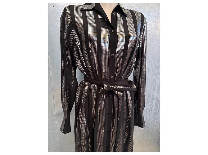 Golden Goose Kleid Schwarz Silber - Ansicht 13