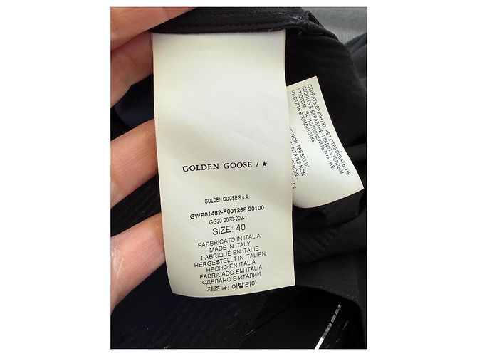 Golden Goose Kleid Schwarz Silber - Ansicht 19