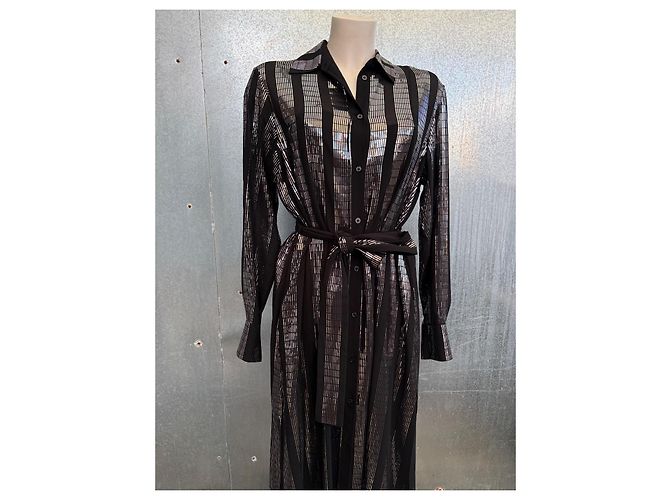 Golden Goose Kleid Schwarz Silber - Ansicht 2