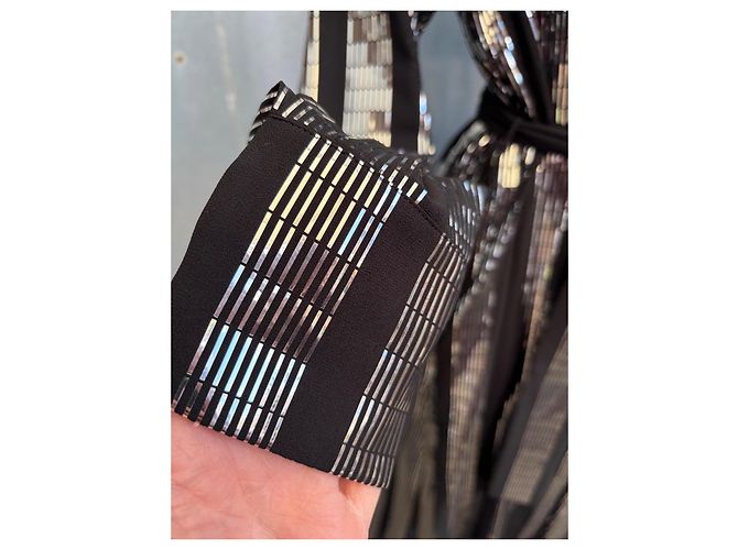 Golden Goose Kleid Schwarz Silber - Ansicht 3