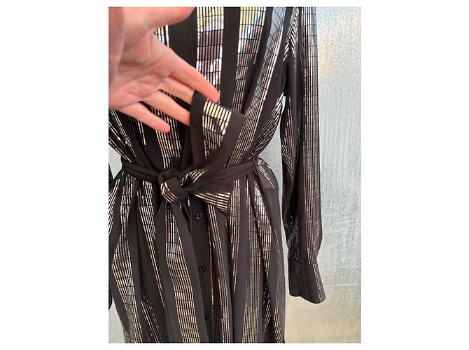 Golden Goose Kleid Schwarz Silber - Ansicht 7