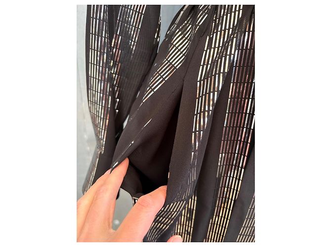 Golden Goose Kleid Schwarz Silber - Ansicht 8