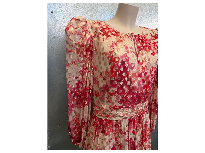 Autre Marque Rita Kleid Sage und Efeu aus Viskose Größe 42 - Ansicht 12