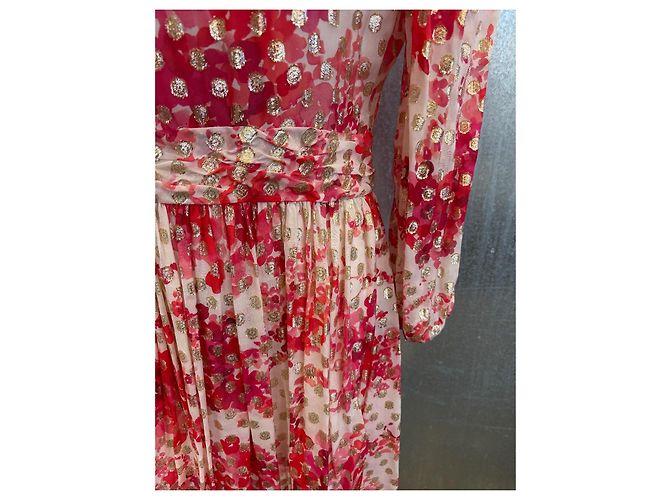 Autre Marque Rita Kleid Sage und Efeu aus Viskose Größe 42 - Ansicht 3
