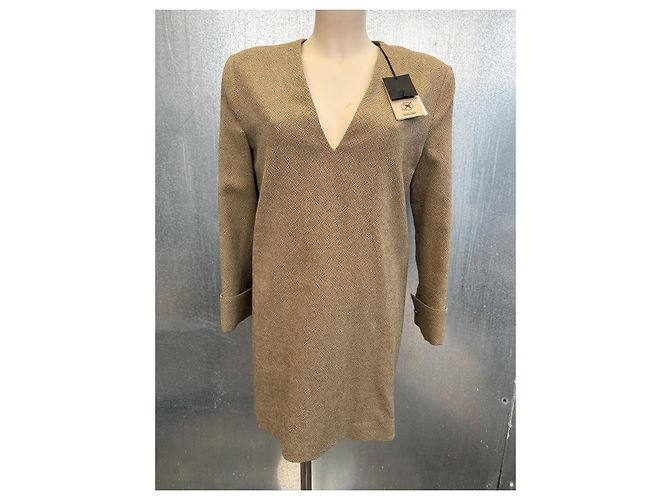 Golden Goose Wollkleid Camel Kamel - Ansicht 10