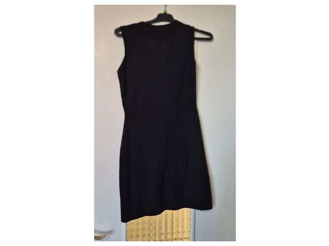 Kurzes schwarzes Kenzo Jeans Kleid Größe 38/M taillierte Passform - Ansicht 5