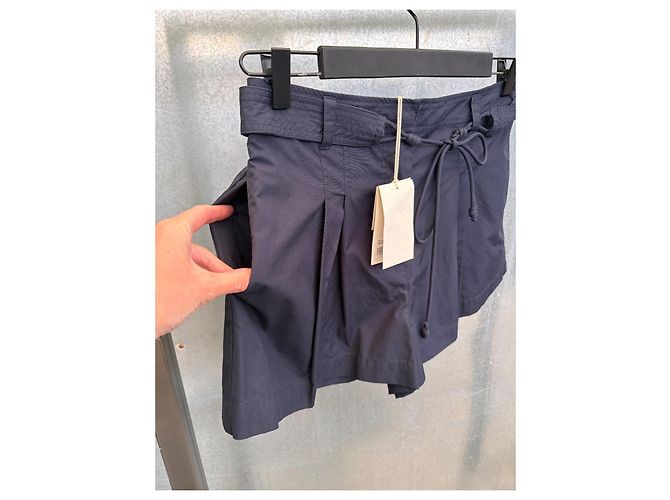 Ulla Johnson Iris Shorts Blau Baumwolle - Ansicht 2