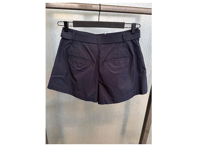 Ulla Johnson Iris Shorts Blau Baumwolle - Ansicht 5