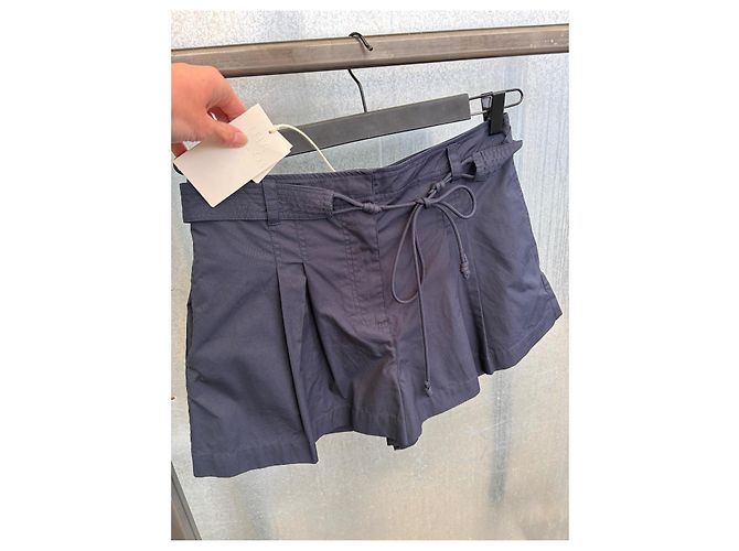 Ulla Johnson Iris Shorts Blau Baumwolle - Ansicht 7