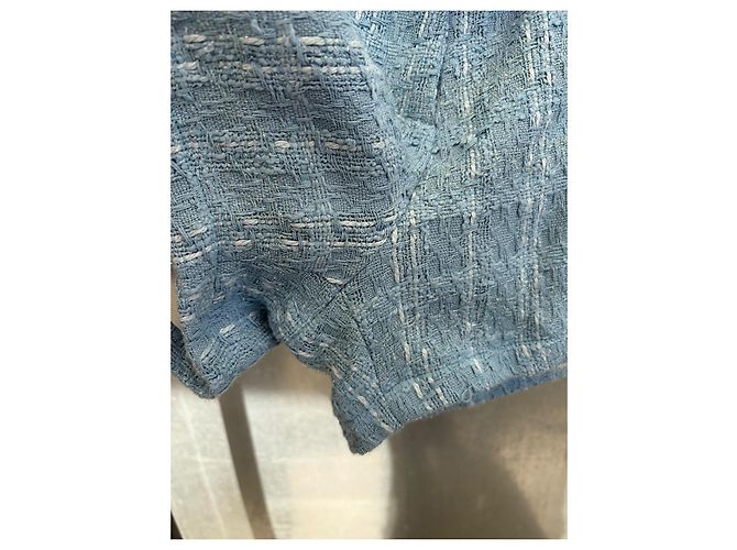 Shorts de algodão azul Iro Zaira - vista 6