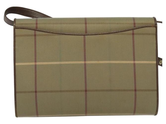 Burberry Nova check Canvas and Leather Beige - vista 2