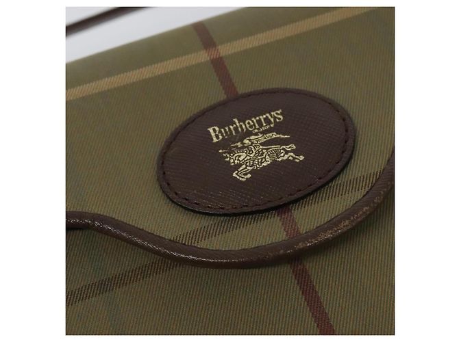 Burberry Nova check Canvas and Leather Beige - vista 6