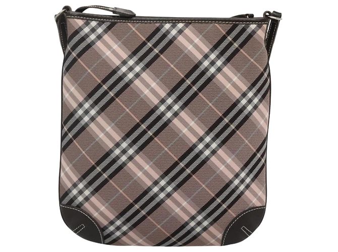 Burberry Nova Check Etichetta Blu Tela Rosa - vista 2