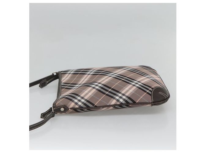 Burberry Nova Check Etichetta Blu Tela Rosa - vista 4
