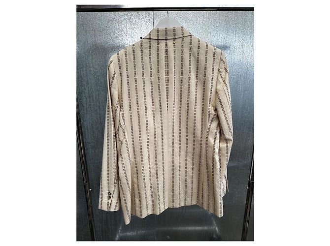Blazer Golden Goose Creme de Algodão Tamanho 44 Cru - vista 13
